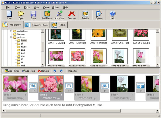 Alive Flash Slideshow Maker screenshot Alive Flash Slideshow Maker screenshot