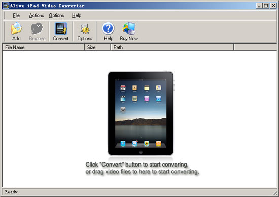 Alive iPad Video Converter screenshot